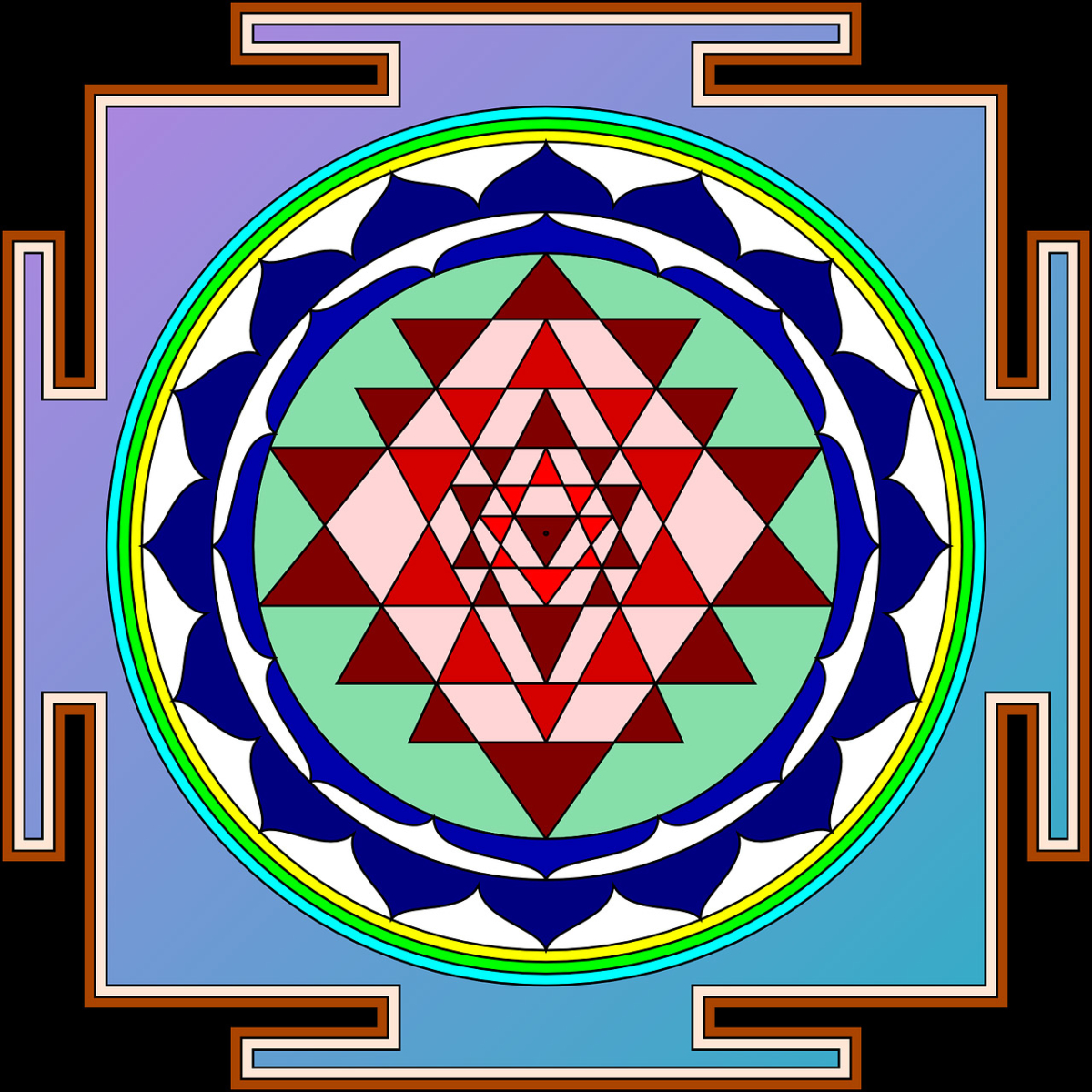 Sri-yantra-color – Wildwood Magic